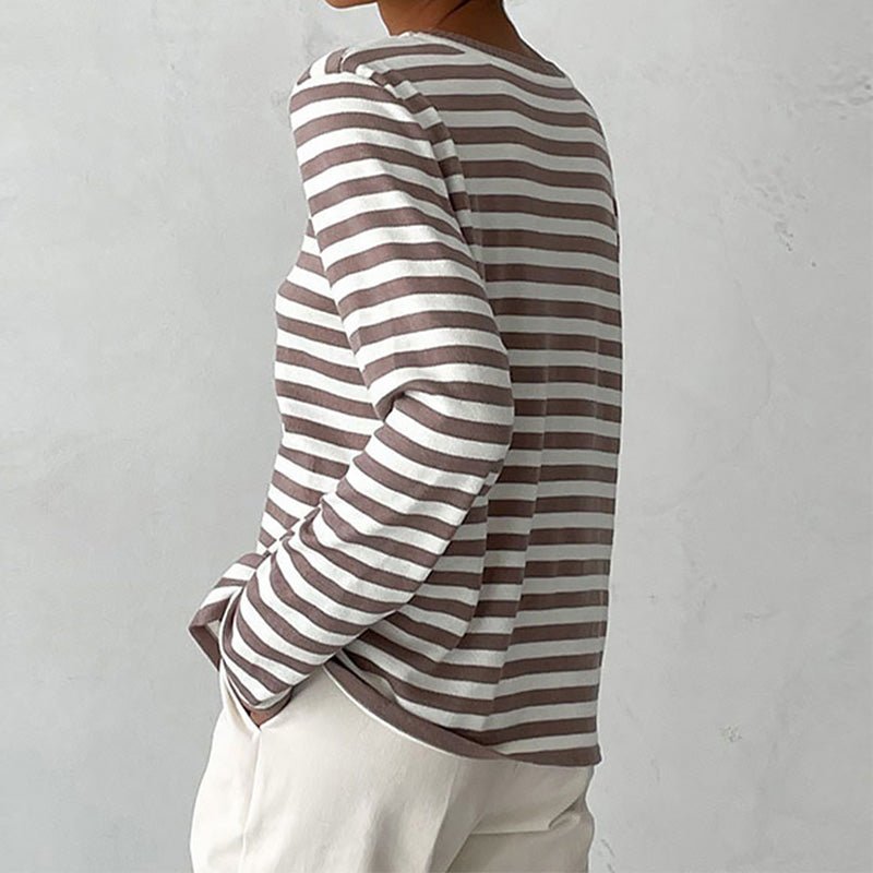 Women’s Striped Sweater | Modern Casual