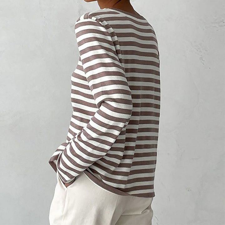 Women’s Striped Sweater | Modern Casual