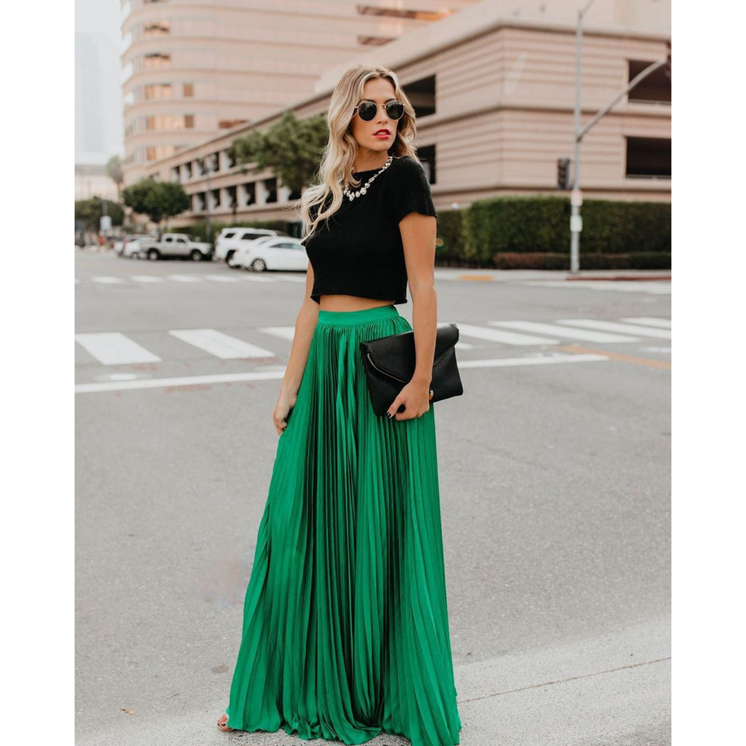 Women’s Pleated Skirt | Flowing