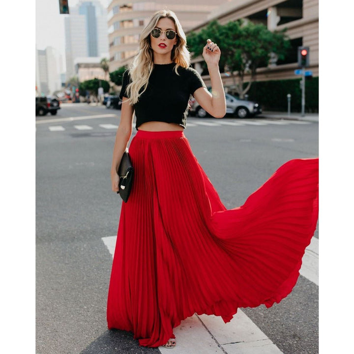 Women’s Pleated Skirt | Flowing