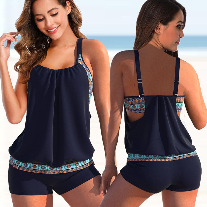 Women’s 2-Piece Tankini Set | Printed