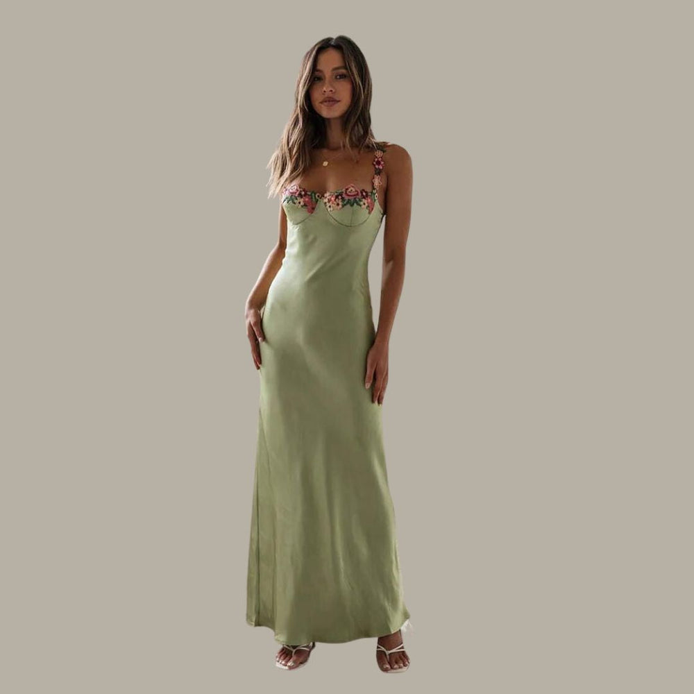 Delfina | Embroidered Dress 0