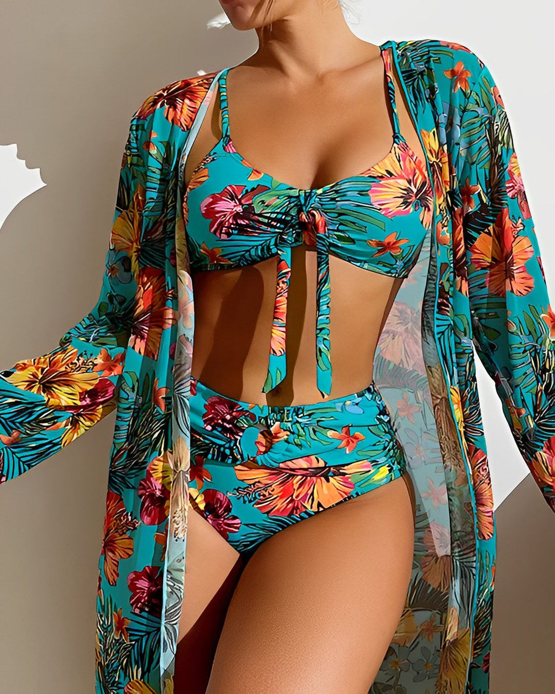 Women’s 3-Piece Bikini Set | Floral