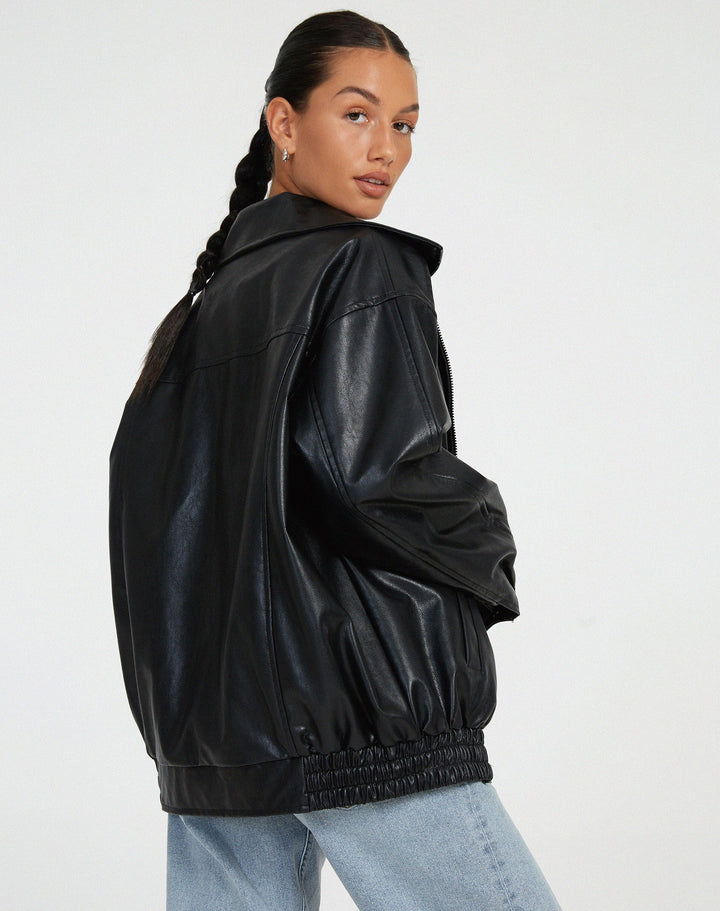 Oversized Jacket with Relaxed Silhouette for Women