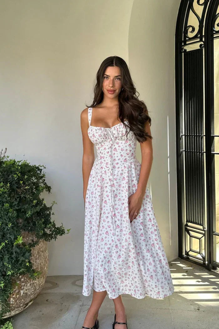 Women's Midi Cocktail Dress | Corset Design 1