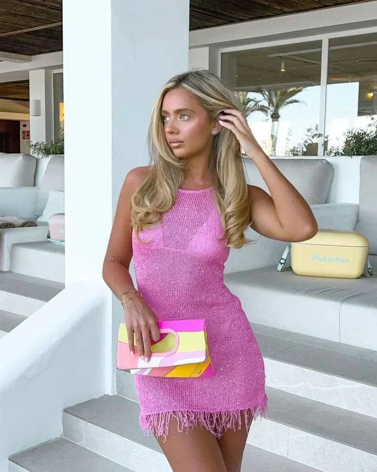 Women's Mini Cocktail Dress | Sparkly Sequined Party Wear 4