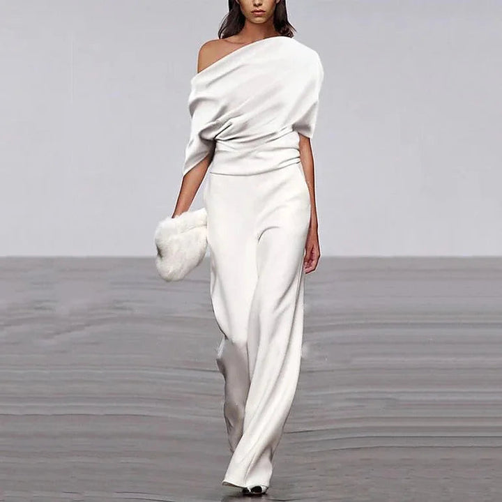 Elegant Spring Jumpsuit with Single-Breasted Neckline 0