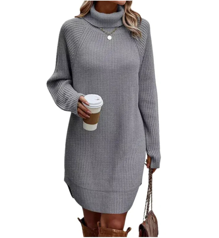 Elegant knitting dress for women 2