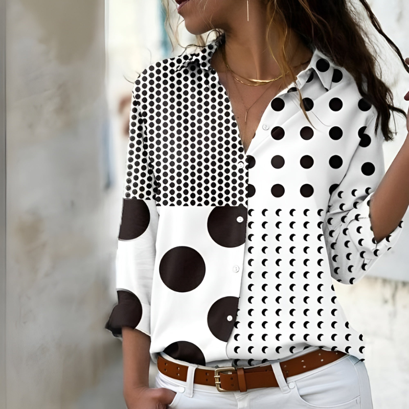 Elegant printed blouse for women | Casual 0