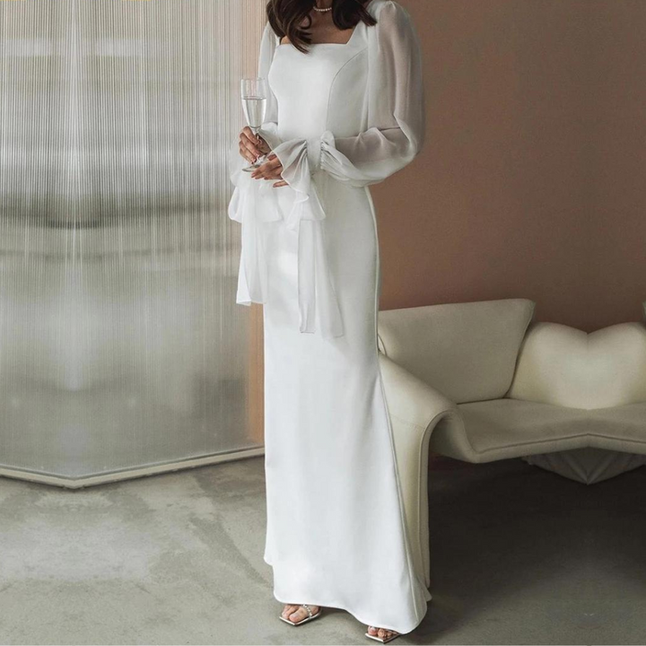 Women’s Long Sleeve Wedding Guest Dress | Maxi