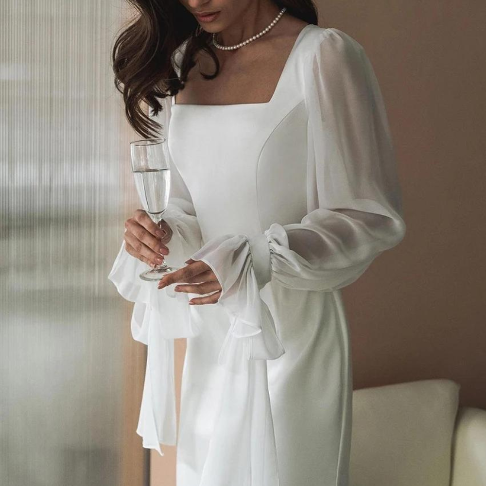 Women’s Long Sleeve Wedding Guest Dress | Maxi