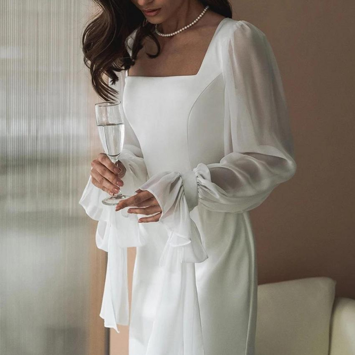 Women’s Long Sleeve Wedding Guest Dress | Maxi