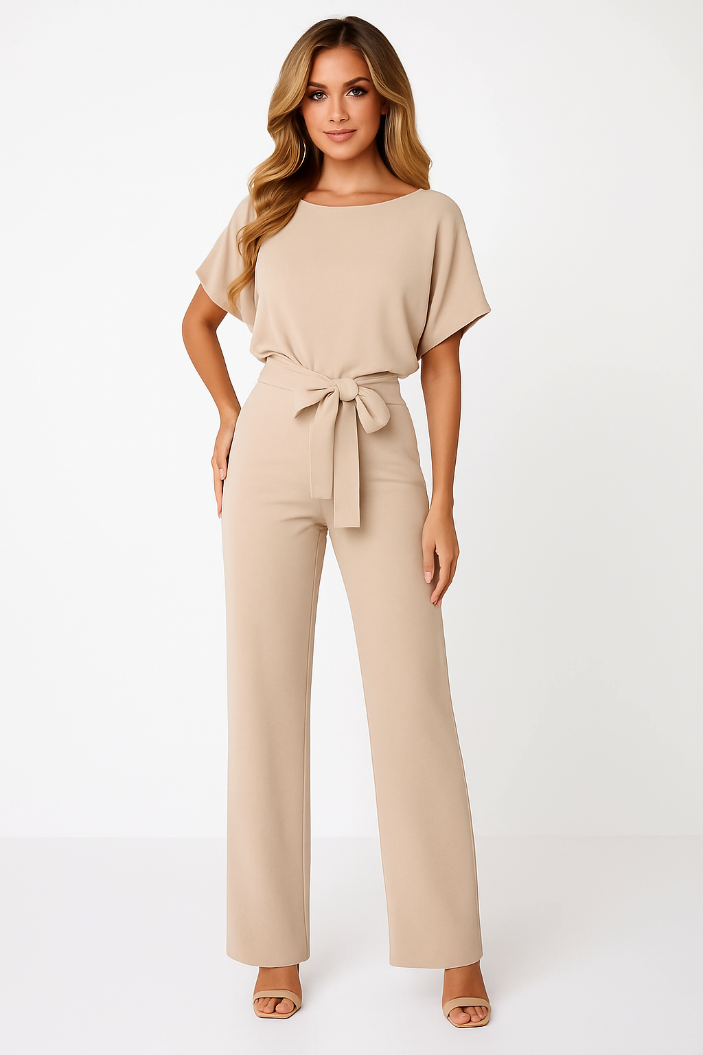 Elva tie belt overall 1