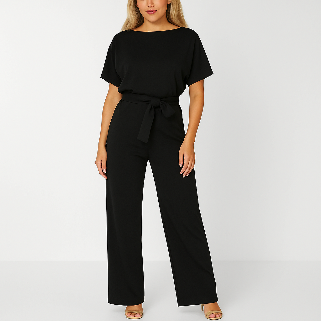 Elva tie belt overall 4