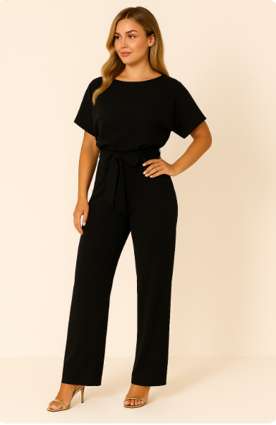 Elva tie belt overall 5