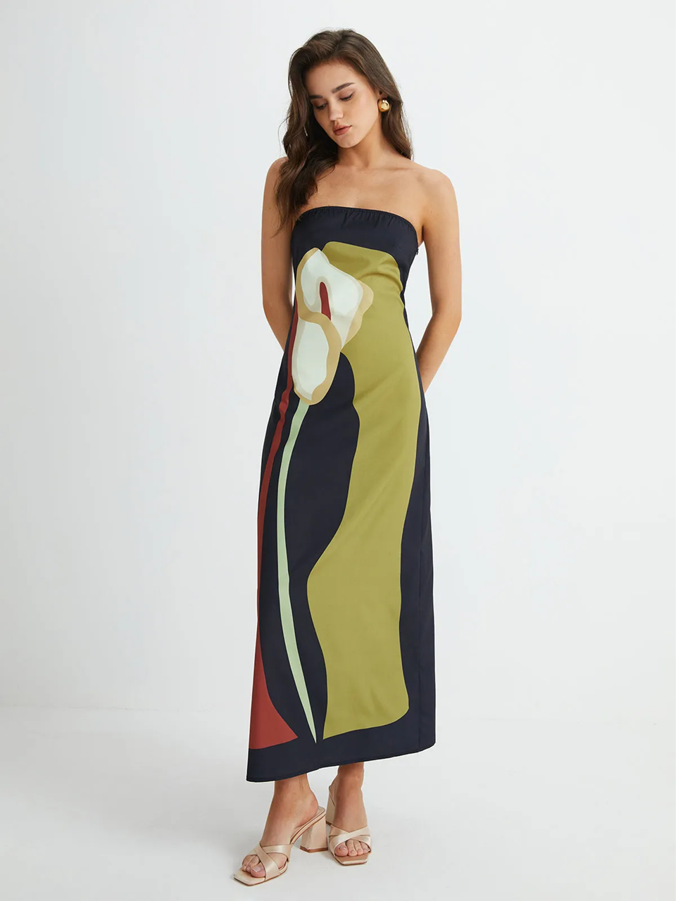 Women's Strapless Maxi Dress | Elegant Summer Style 2