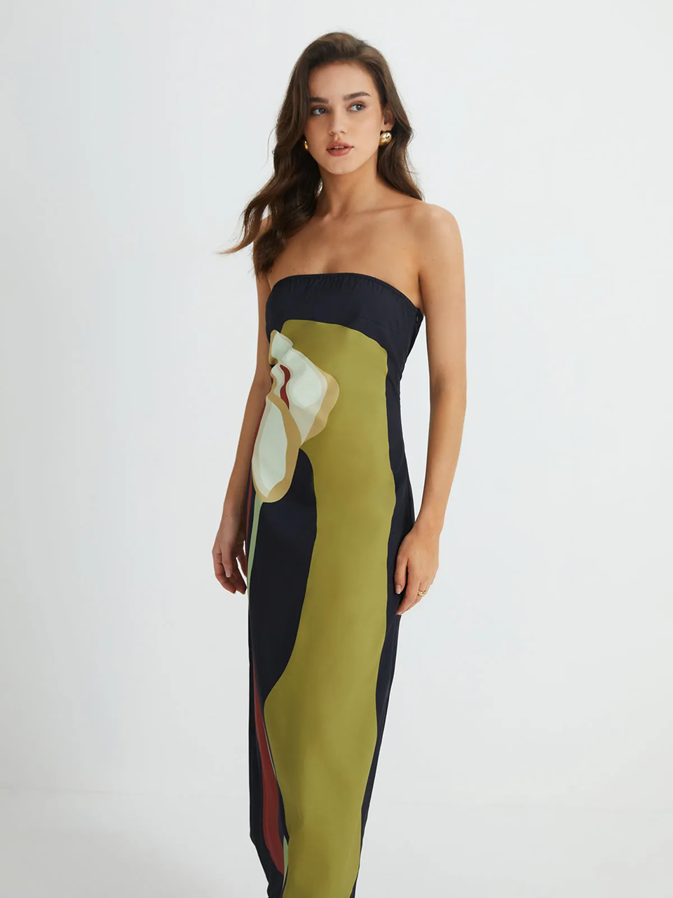 Women's Strapless Maxi Dress | Elegant Summer Style 3
