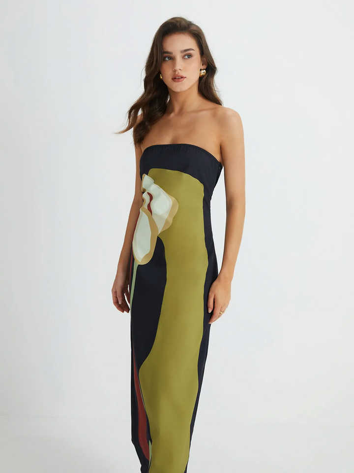 Women's Strapless Maxi Dress | Elegant Summer Style 3