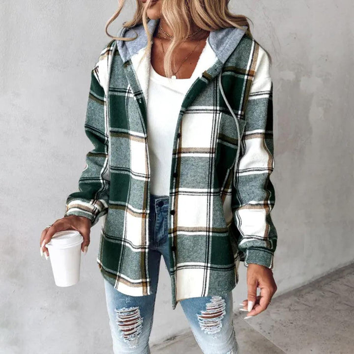 Emily | Checked autumn jacket for women 0