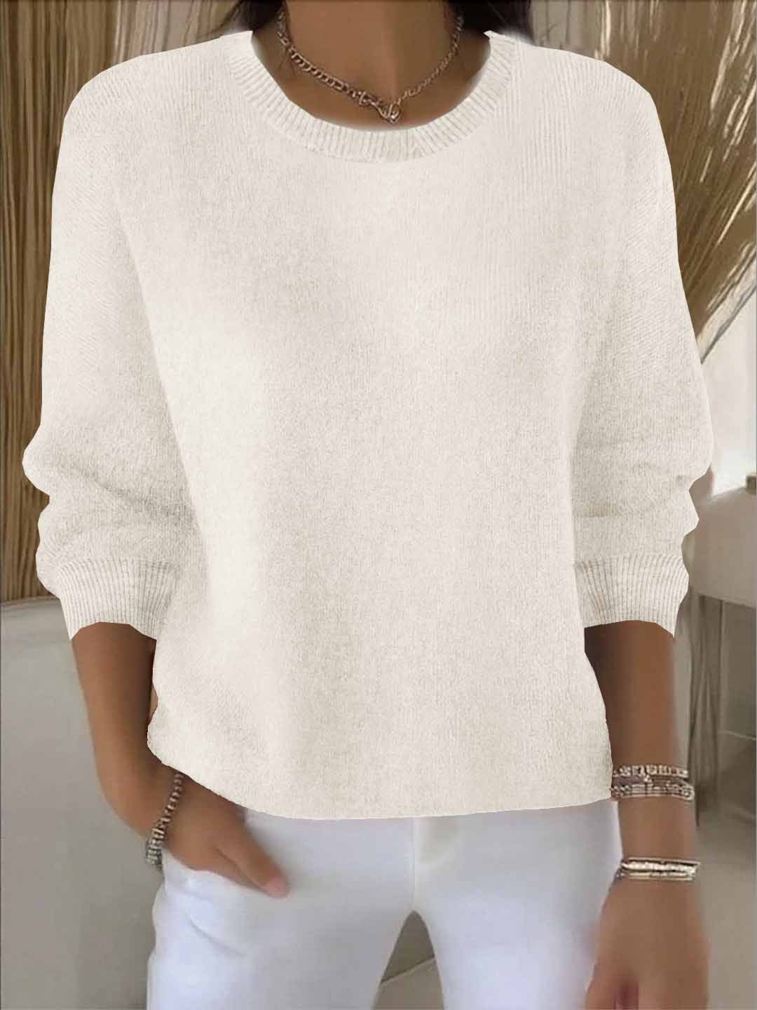 Women's Sophisticated Knit Jumper Relaxed Fit