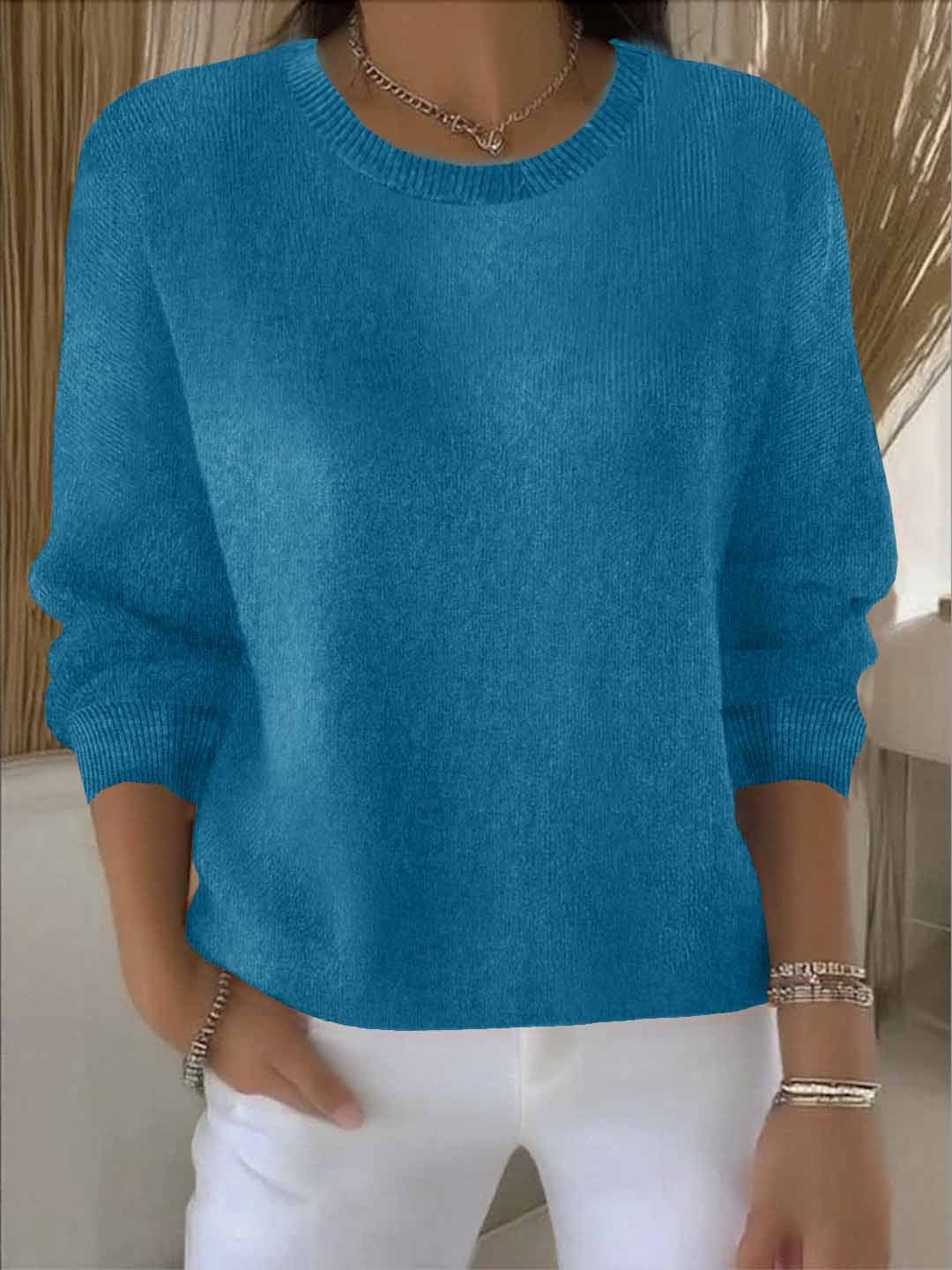 Women's Sophisticated Knit Jumper Relaxed Fit