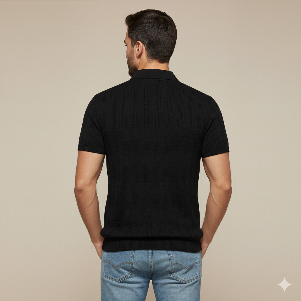 Striped Classic Polo Shirt for Men