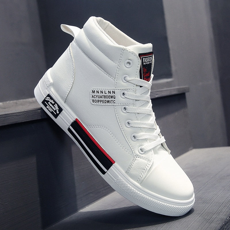 Shoes High Top Lace Up Design for Men