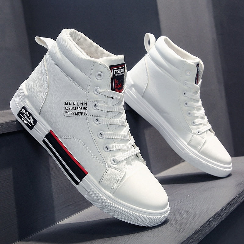Shoes High Top Lace Up Design for Men