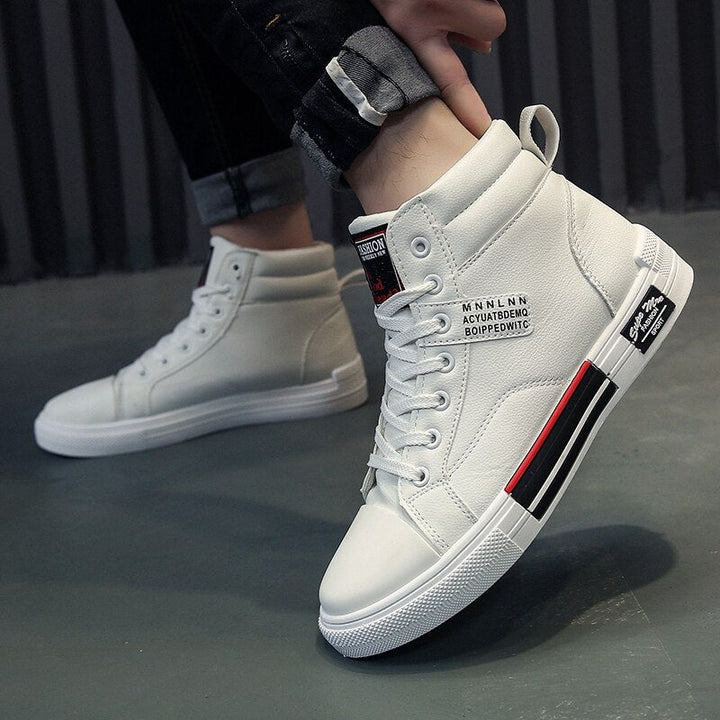 Shoes High Top Lace Up Design for Men