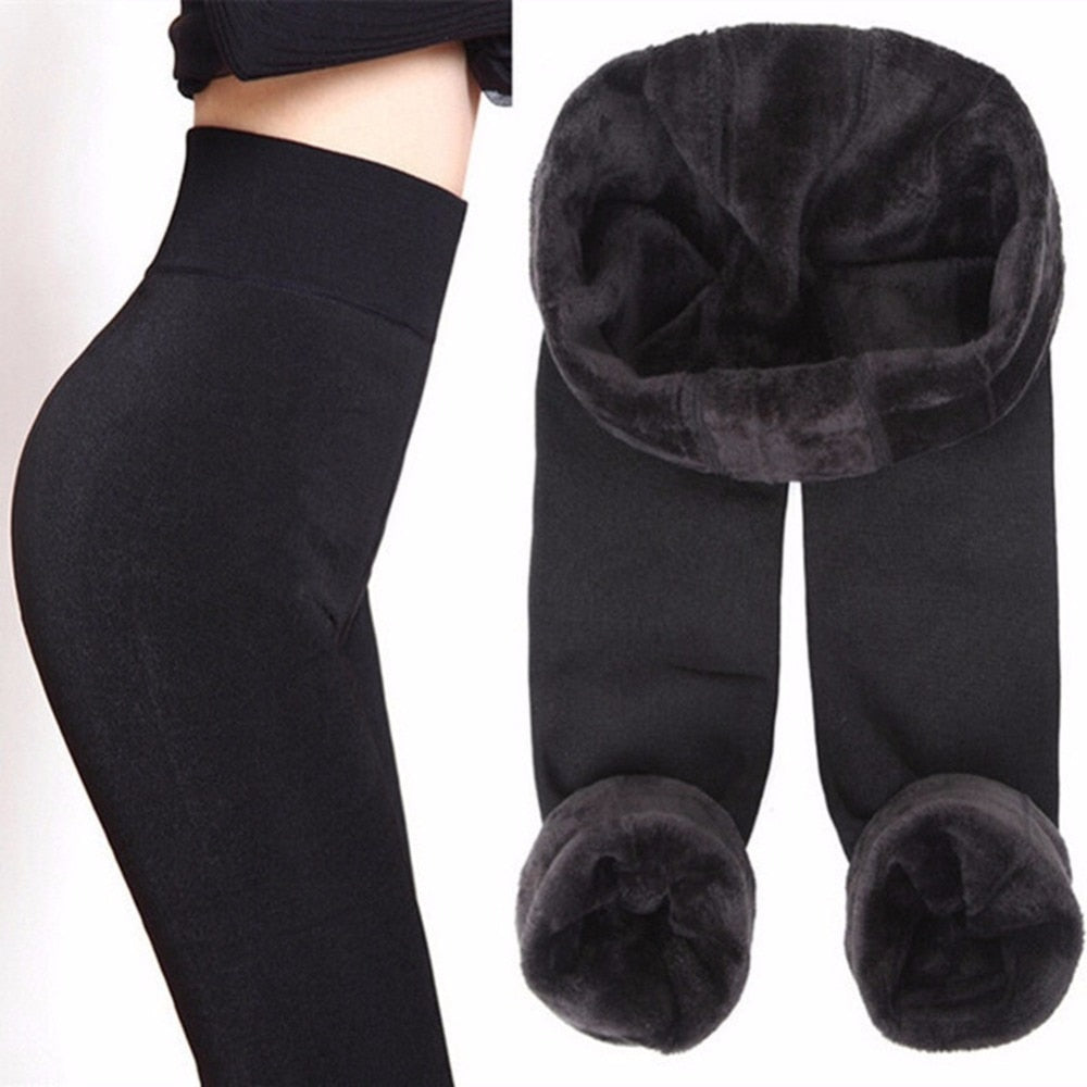 Winter Leggings with Lined Interior and Full Length Design for Women