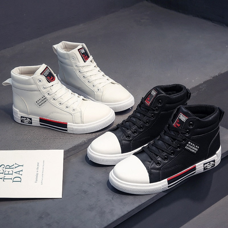 Shoes High Top Lace Up Design for Men