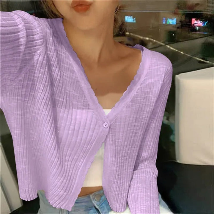 Women’s Open Front Knit Cardigan | Summer Style