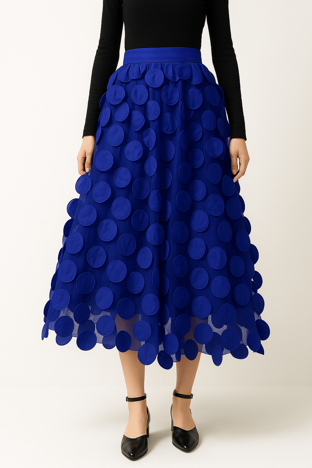 Women’s A-Line Midiskirt | Flowing Elegant