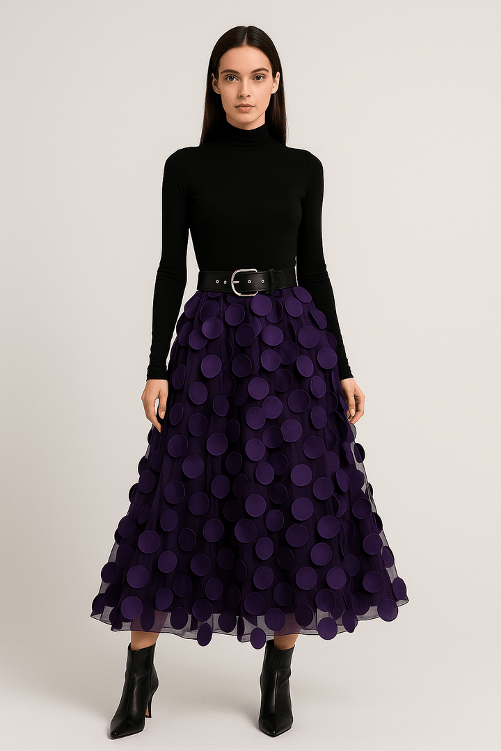Women’s A-Line Midiskirt | Flowing Elegant