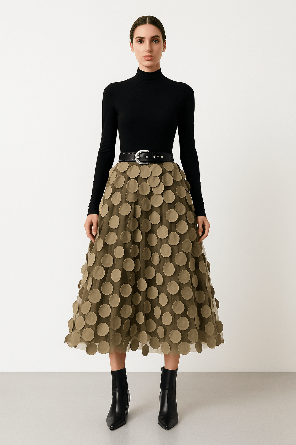 Women’s A-Line Midiskirt | Flowing Elegant