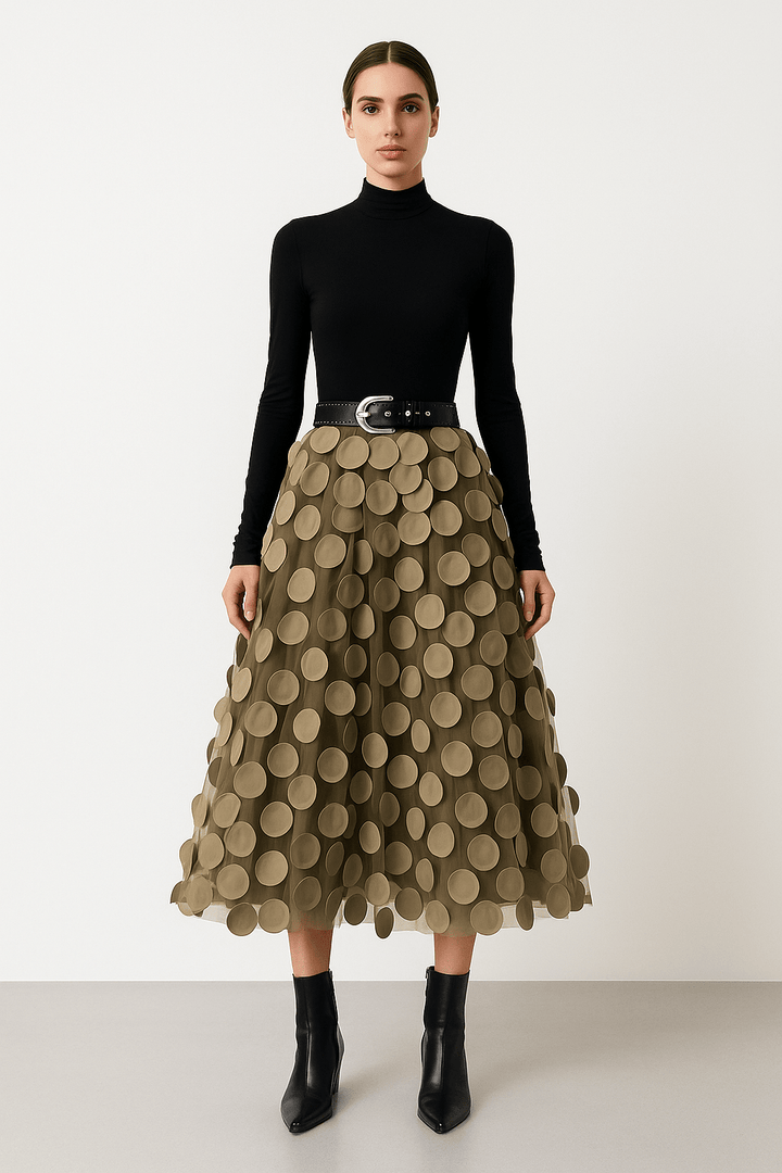 Women’s A-Line Midiskirt | Flowing Elegant
