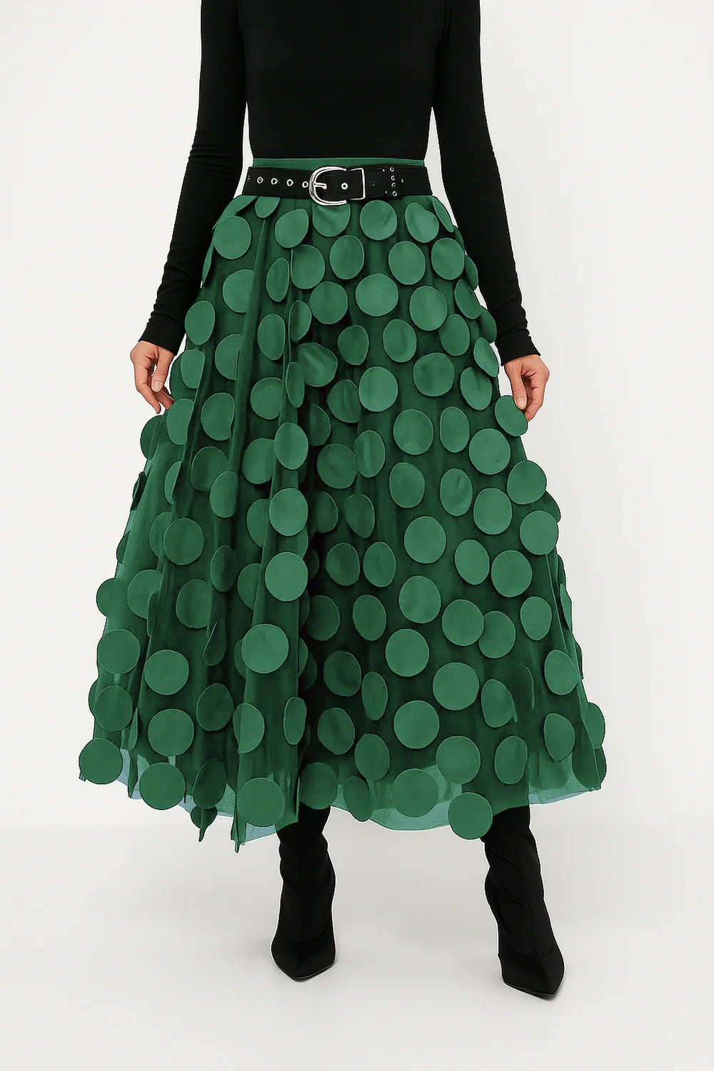 Women’s A-Line Midiskirt | Flowing Elegant
