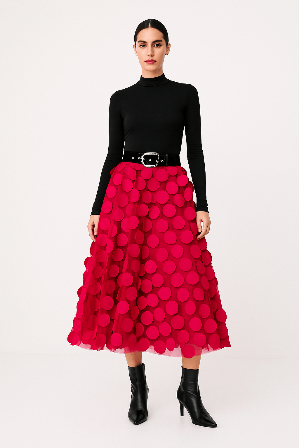 Women’s A-Line Midiskirt | Flowing Elegant