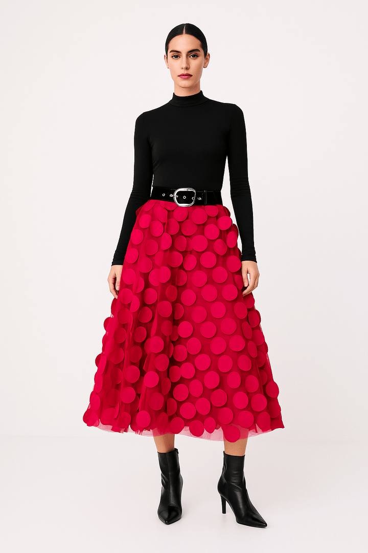 Women’s A-Line Midiskirt | Flowing Elegant