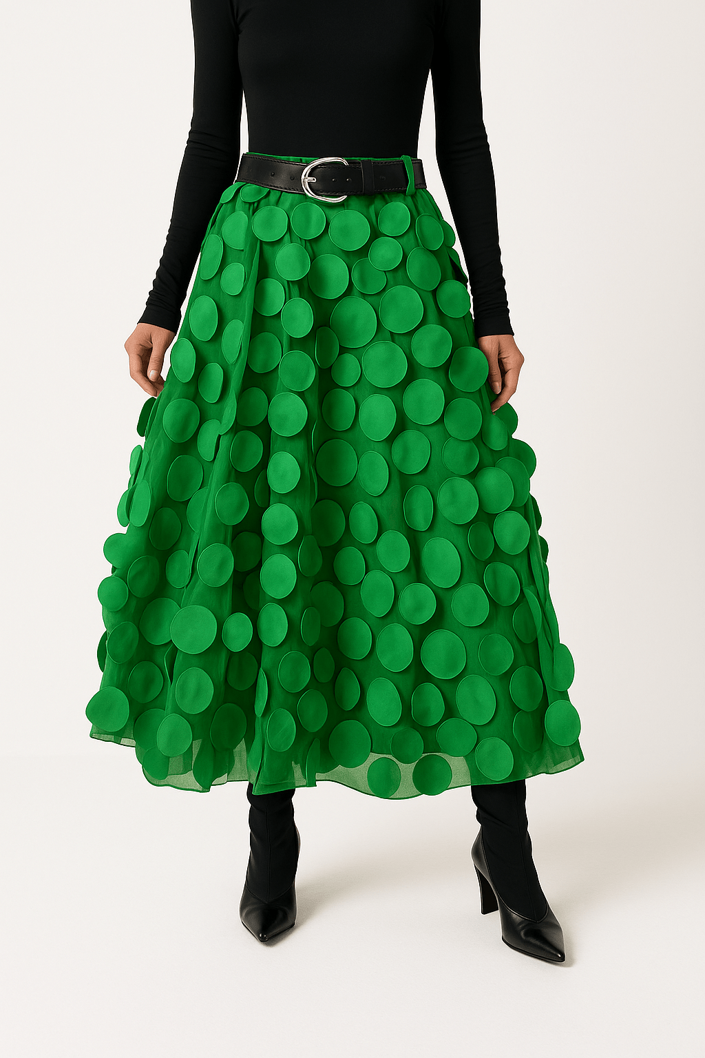 Women’s A-Line Midiskirt | Flowing Elegant