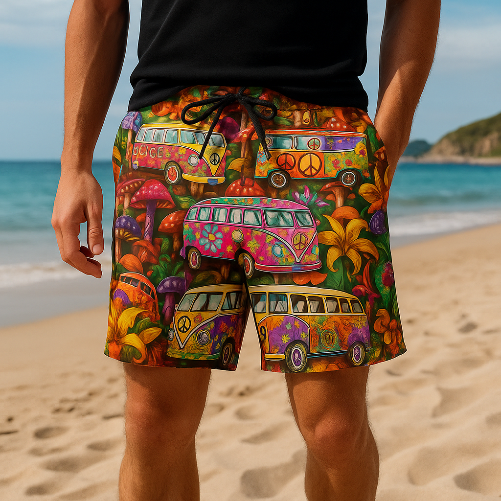 Men’s Swim Shorts | Graffiti Street Style Fit