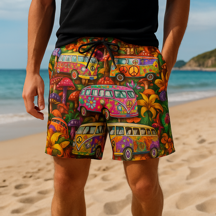 Men’s Swim Shorts | Graffiti Street Style Fit