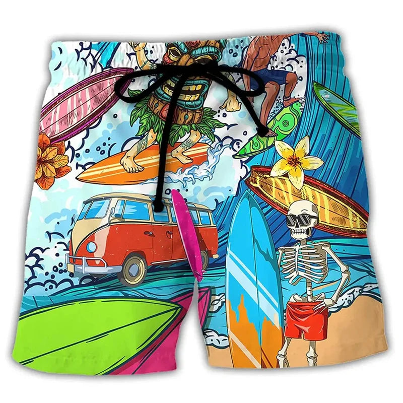 Men’s Swim Shorts | Graffiti Street Style Fit
