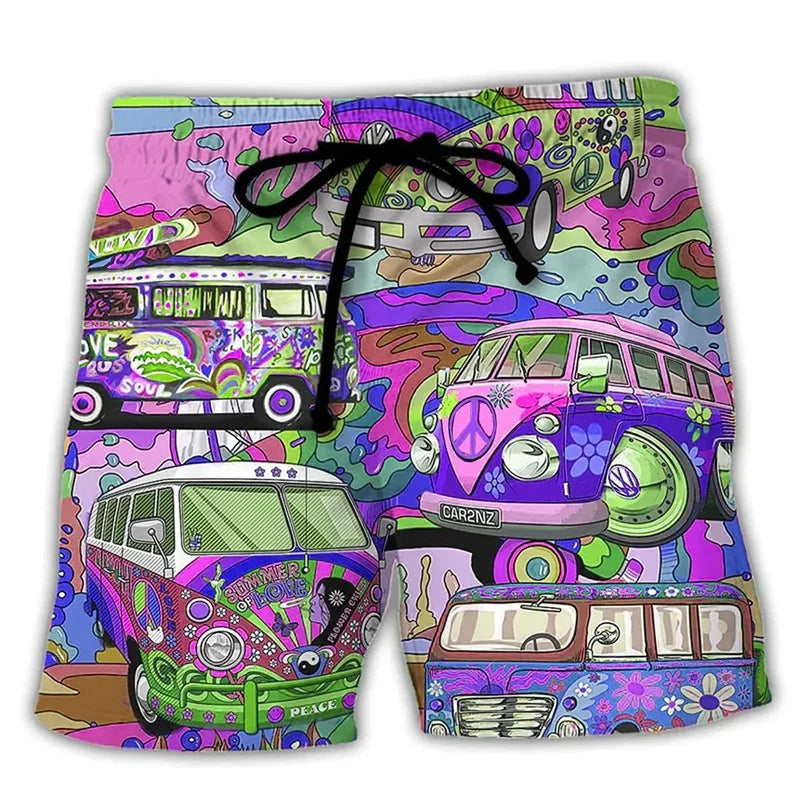 Men’s Swim Shorts | Graffiti Street Style Fit