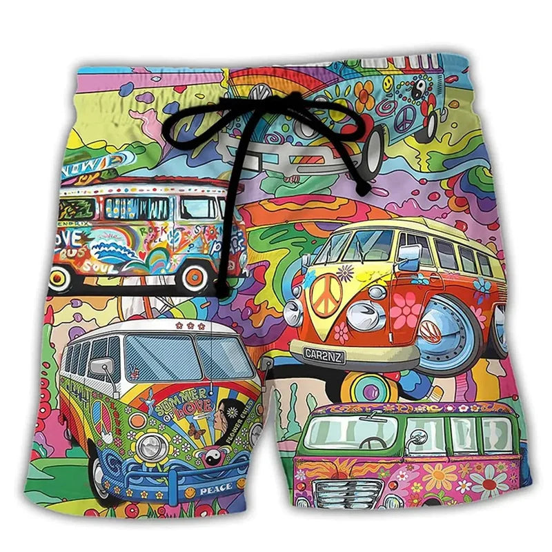 Men’s Swim Shorts | Graffiti Street Style Fit