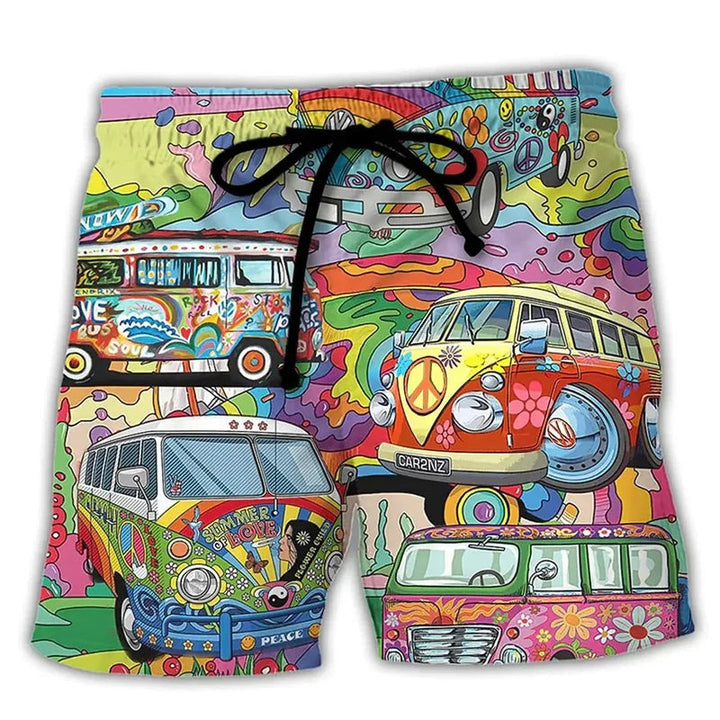 Men’s Swim Shorts | Graffiti Street Style Fit