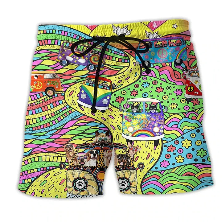 Men’s Swim Shorts | Graffiti Street Style Fit