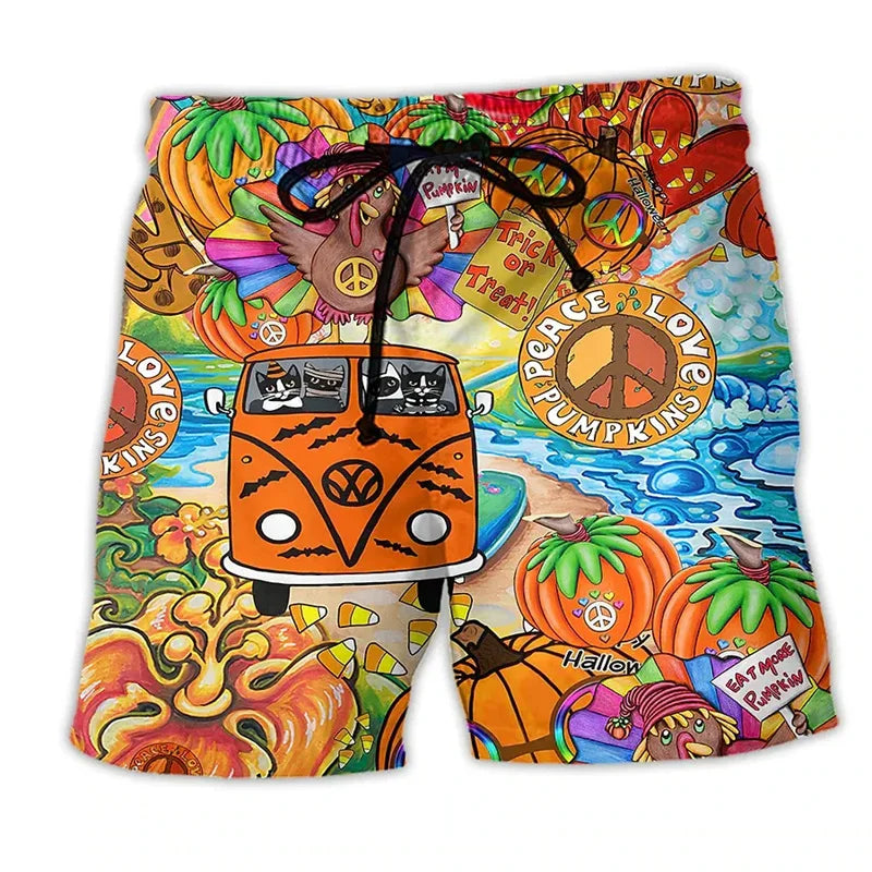 Men’s Swim Shorts | Graffiti Street Style Fit