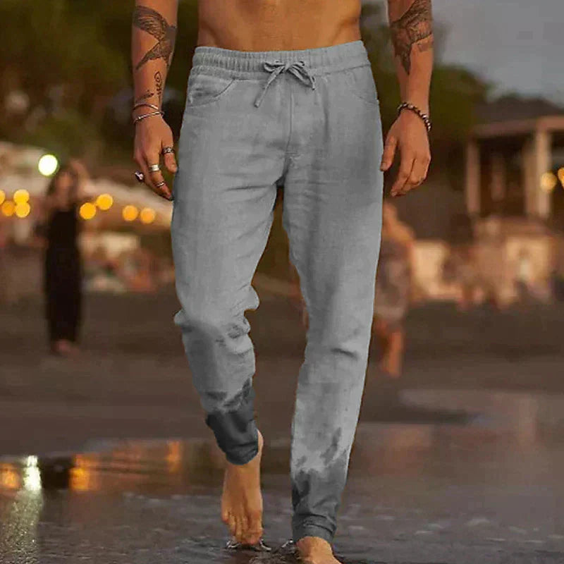 Relaxed Fit Summer Trousers for Men