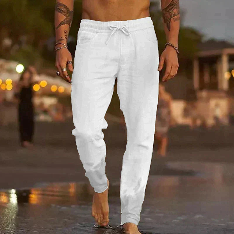 Relaxed Fit Summer Trousers for Men
